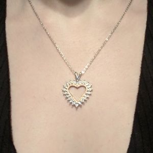Crystal heart necklace